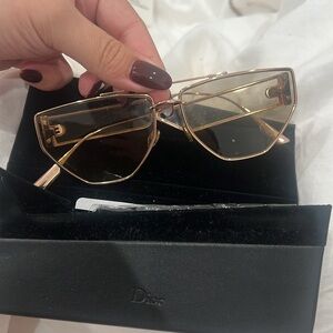 Clear dior sunglasses